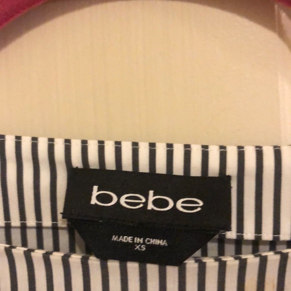 BeBe pint stripe crop top - Picture 4 of 4